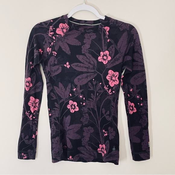 Smartwool Women's Top in Pink and Black Size XS - Picture 1 of 8